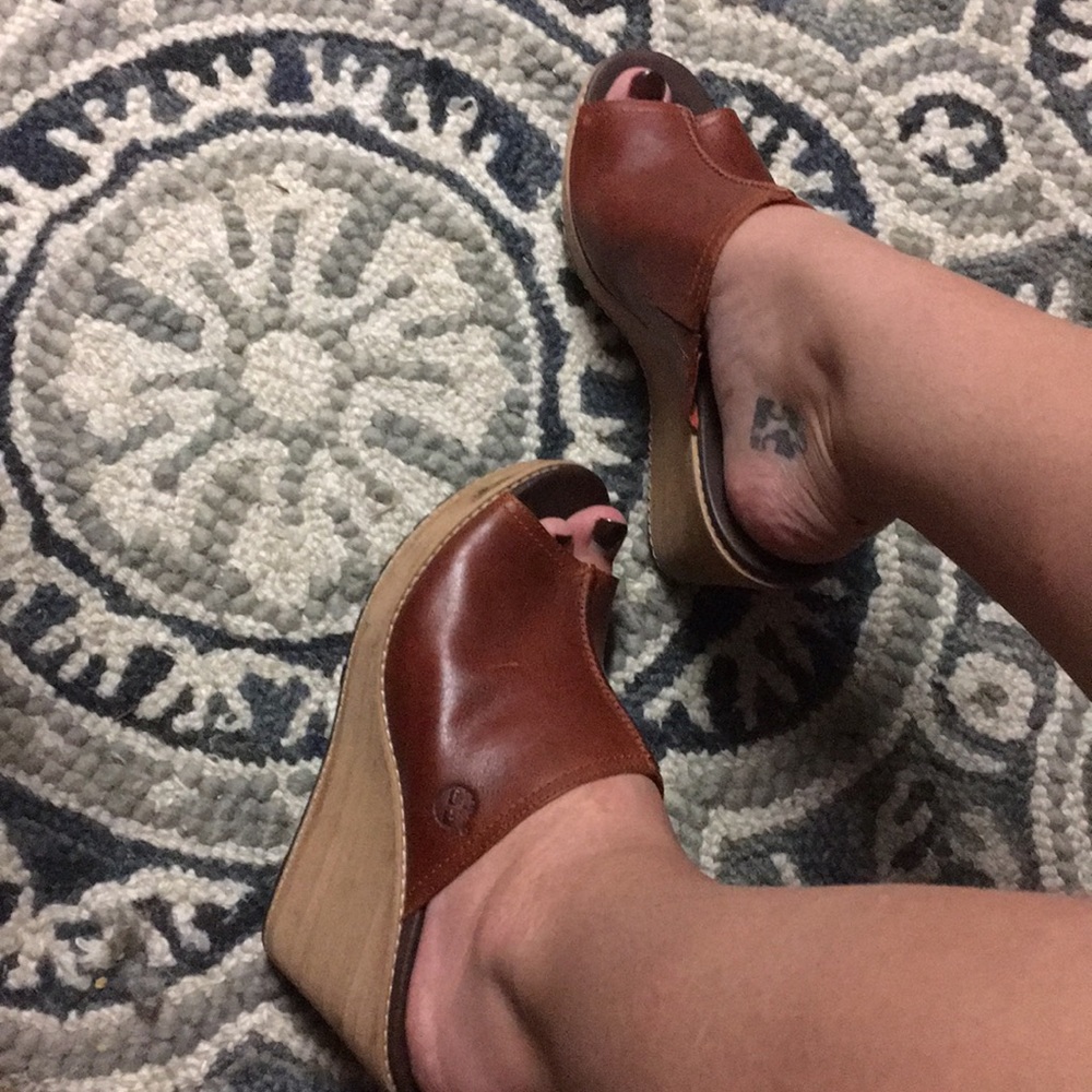 Timberland slip on wedges